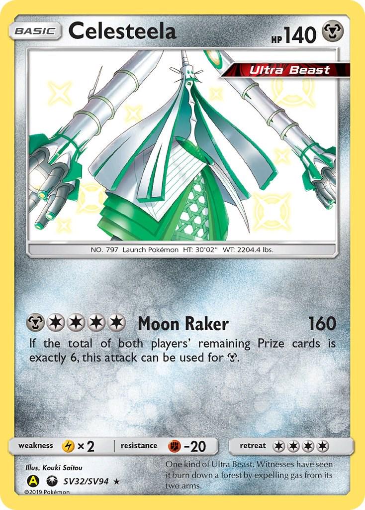 Celesteela #SV32 Pokemon Hidden Fates