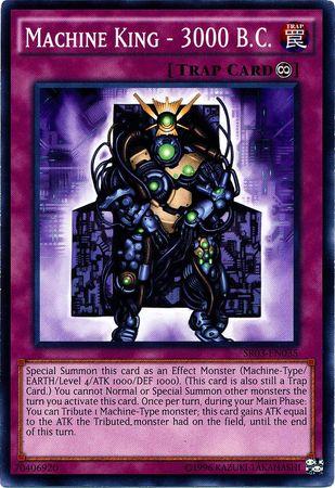 Machine King - 3000 B.C. SR03-EN035 YuGiOh Structure Deck: Machine Reactor