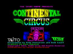 Loading Screen | Continental Circus ZX Spectrum