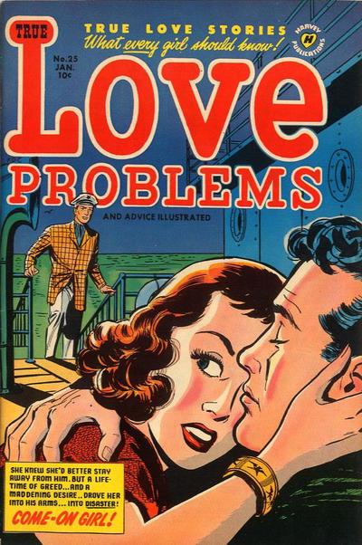 True Love Problems and Advice Illustrated #25 (1954) Comic Books True Love Problems and Advice Illustrated