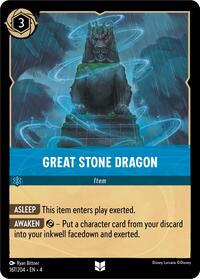 Great Stone Dragon #167 Lorcana Ursula's Return