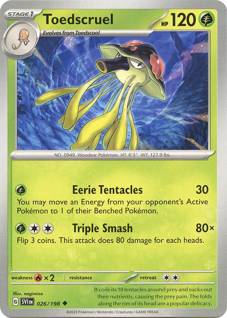 Toedscruel #26 Pokemon Scarlet & Violet