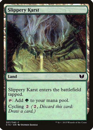 Slippery Karst Magic Commander 2015