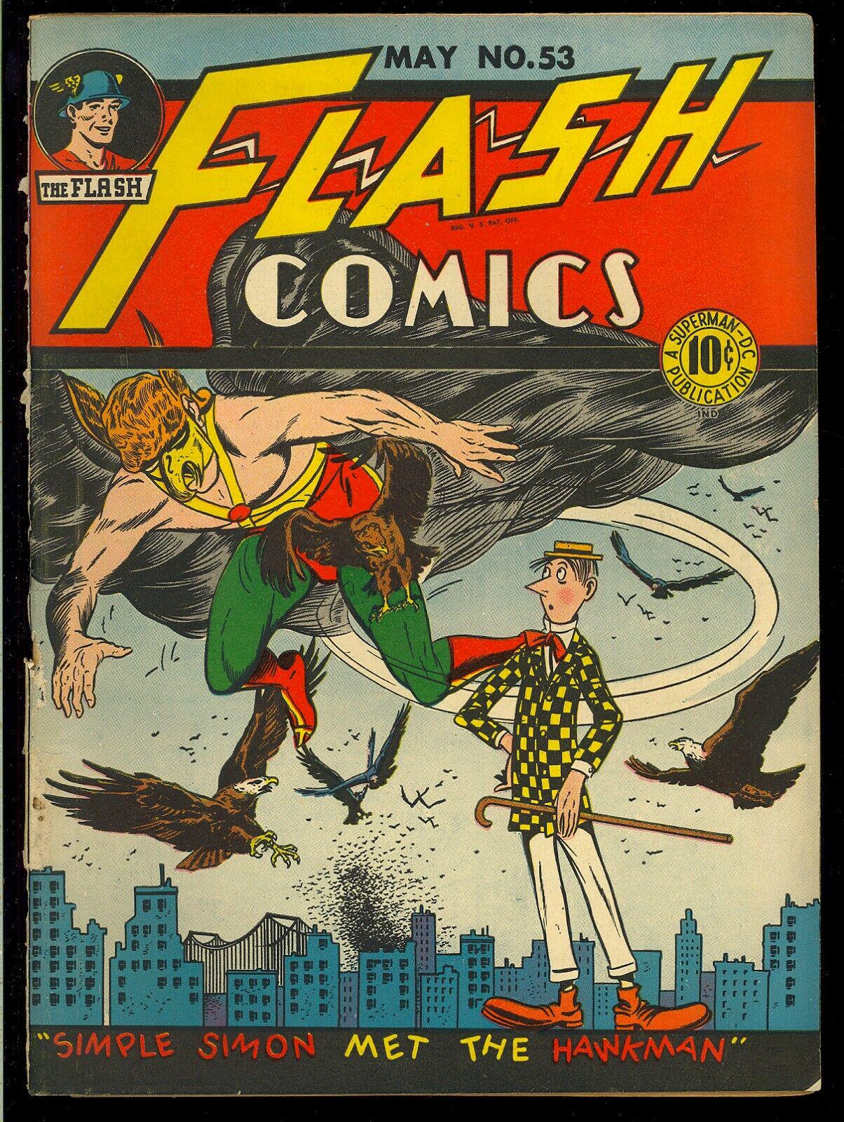 Flash Comics #53 (1944) Comic Books Flash Comics
