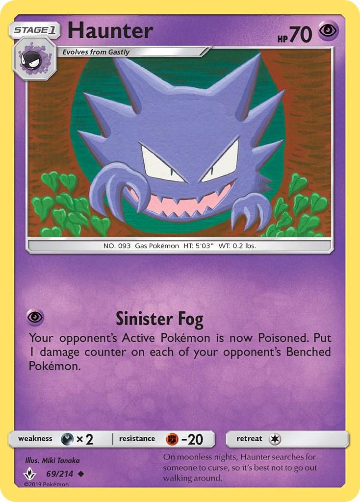 Haunter #69 Pokemon Unbroken Bonds