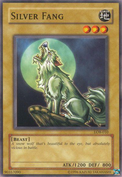 Silver Fang LOB-010 YuGiOh Legend of Blue Eyes White Dragon