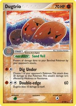 Dugtrio #5 Pokemon Crystal Guardians