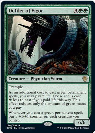 Defiler of Vigor #160 Magic Dominaria United