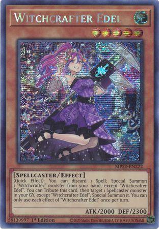 Witchcrafter Edel MP20-EN222 YuGiOh 2020 Tin of Lost Memories Mega Pack