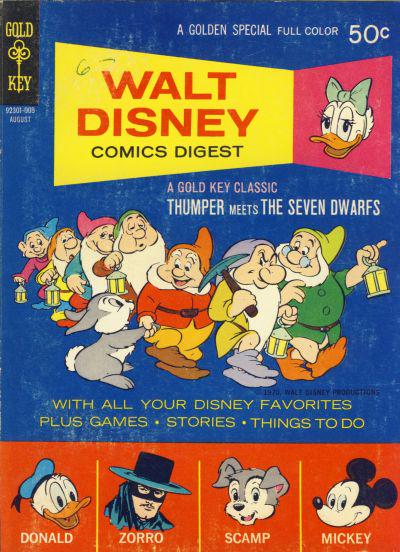 Walt Disney Comics Digest #24 (1970) Comic Books Walt Disney Comics Digest