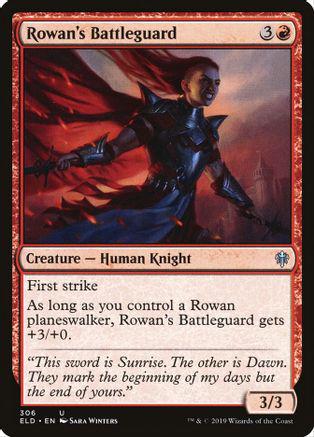 Rowan's Battleguard Magic Throne of Eldraine