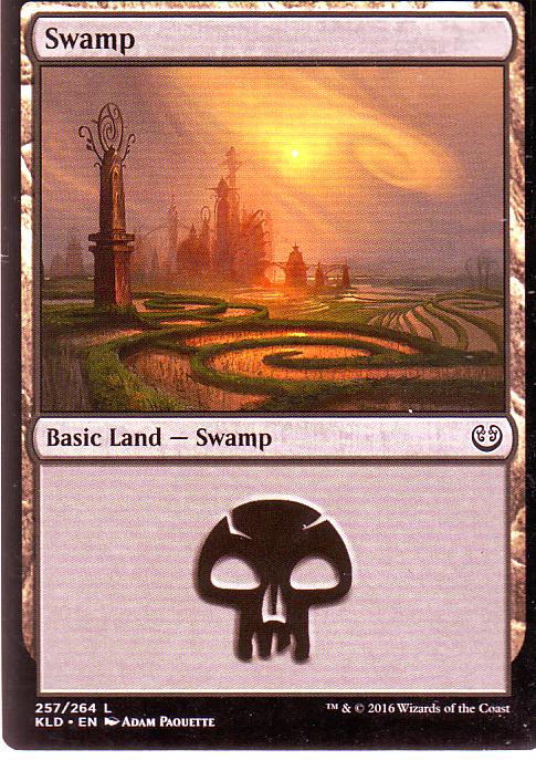 Swamp #257 Magic Kaladesh