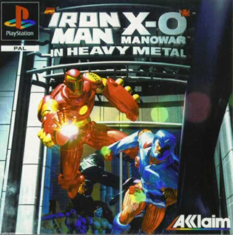 Iron Man X-O Manowar in Heavy Metal PAL Playstation