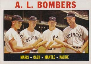 Roger Maris / Norm Cash / Mickey Mantle / Al Kaline