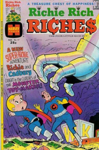 Richie Rich Riches #17 (1975) Comic Books Richie Rich Riches