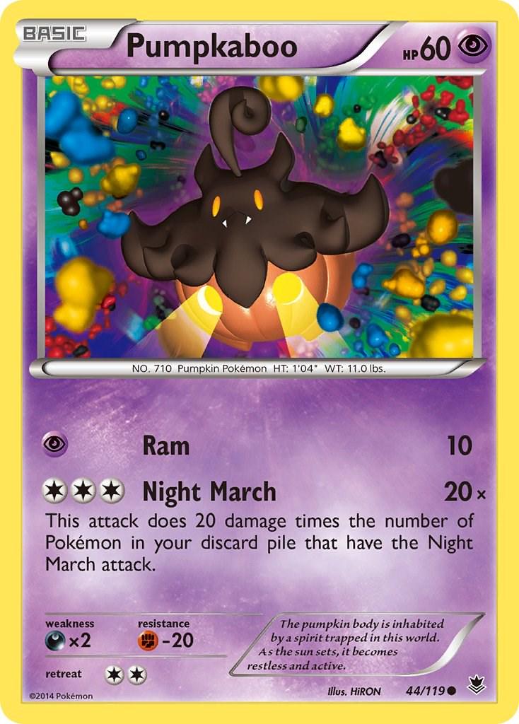 Pumpkaboo #44 Pokemon Phantom Forces