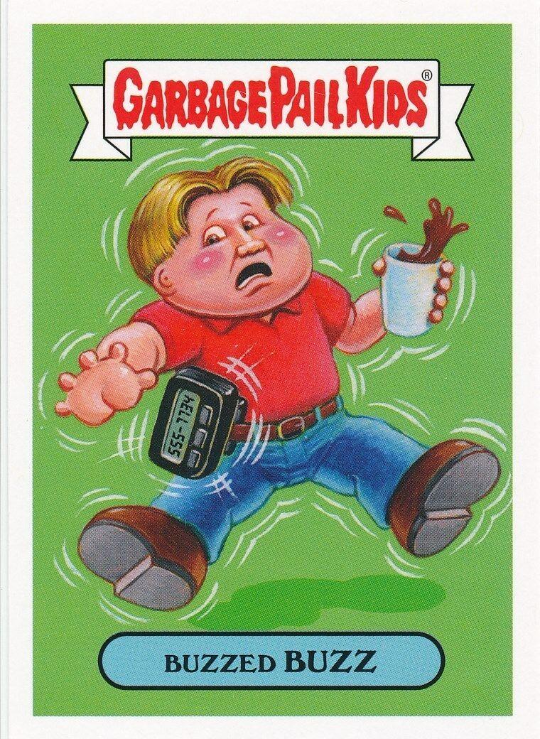 Buzzed BUZZ #1b Garbage Pail Kids We Hate the 90s