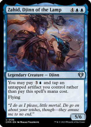 Zahid, Djinn of the Lamp #136 Magic Commander Masters