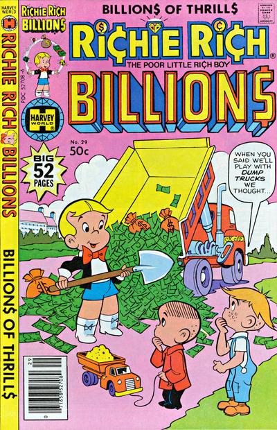 Richie Rich Billions #29 (1979) Comic Books Richie Rich Billions