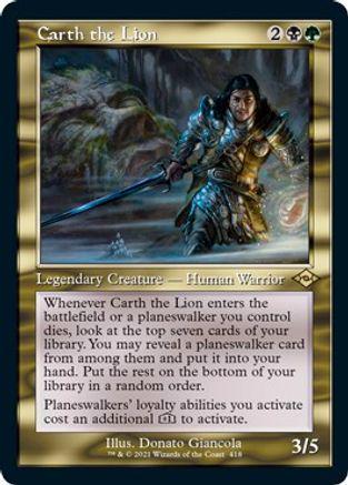 Carth the Lion #189 Magic Modern Horizons 2