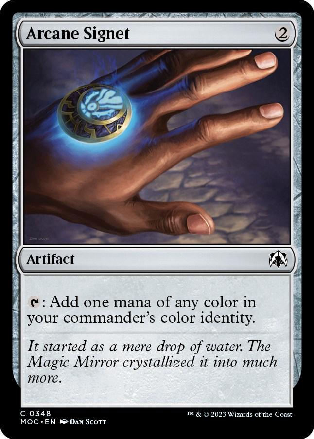 Arcane Signet #348 Magic March of the Machine Commander