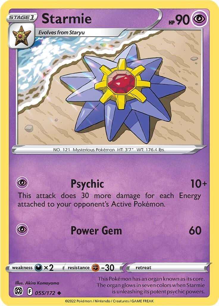 Starmie #55 Pokemon Brilliant Stars