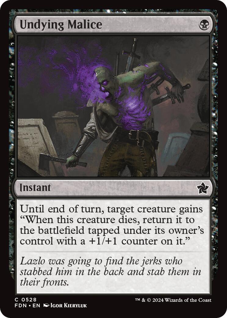 Undying Malice (Magic Foundations)