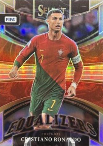 Cristiano Ronaldo #21 Soccer Cards 2022 Panini Select FIFA Equalizers