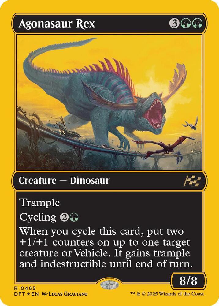 Agonasaur Rex [First Place Foil] (Magic Aetherdrift)