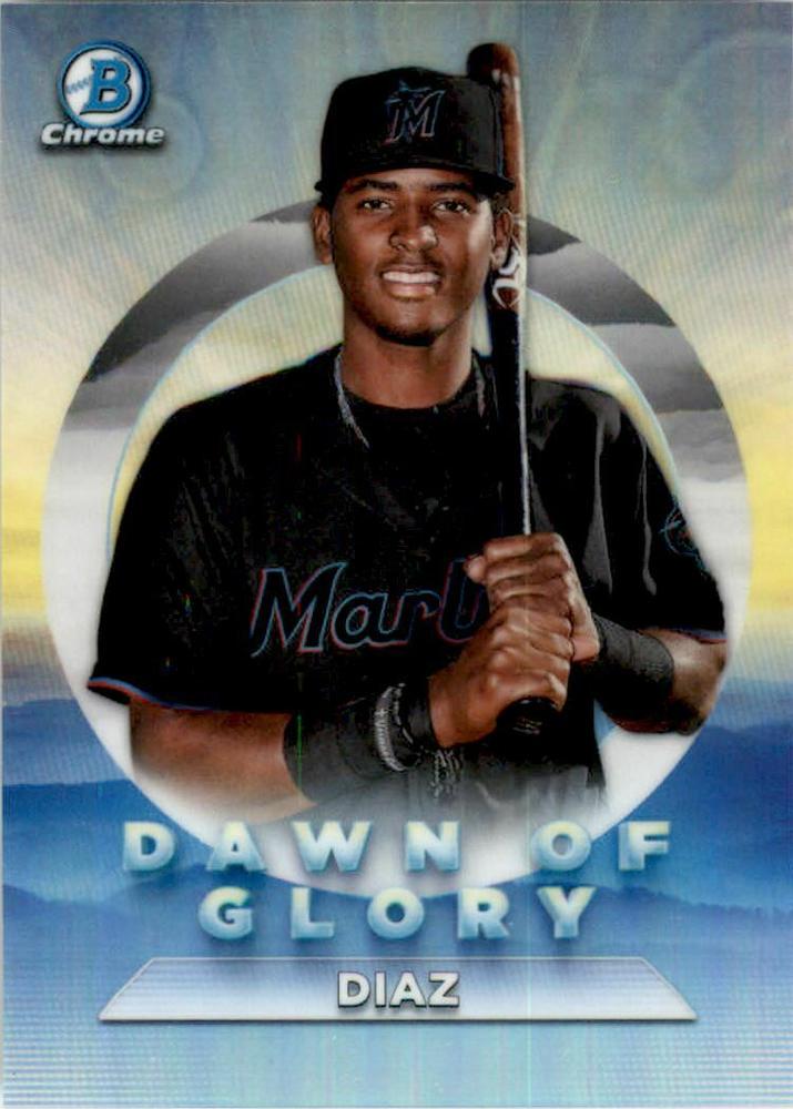 Lewin Diaz #DG-11 2020 Bowman Chrome Baseball Dawn of Glory
