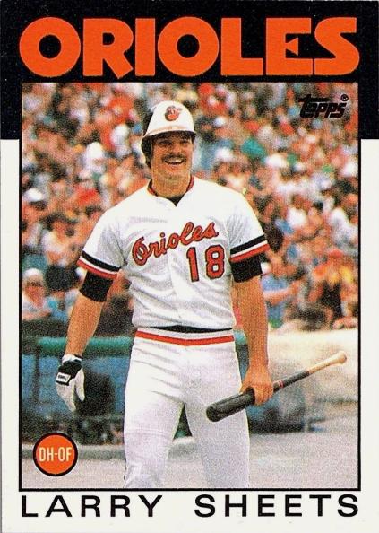 Larry Sheets (1986 Topps)