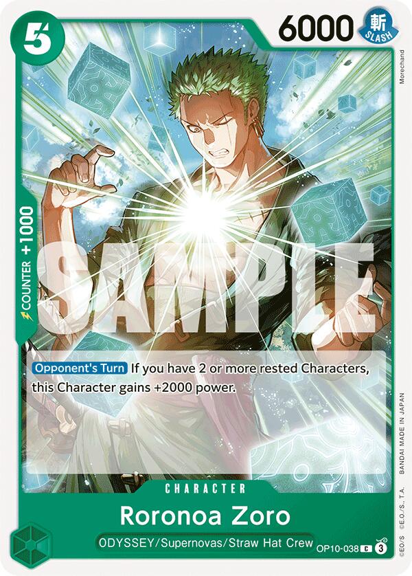 Roronoa Zoro OP10-038 One Piece Royal Blood