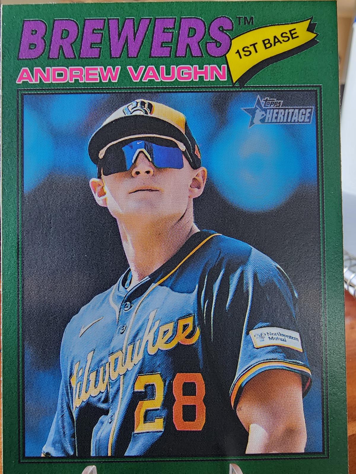 Andrew Vaughn [Dark Green Bordered] #309
