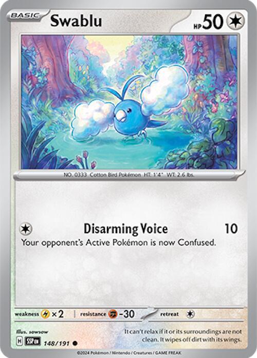 Swablu #148 Pokemon Surging Sparks