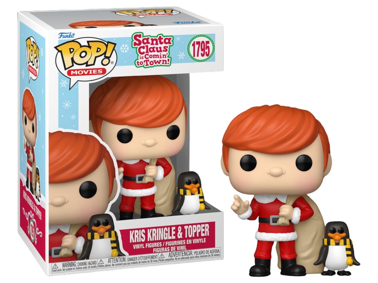 Kris Kringle & Topper #1795 Santa Claus is Coming to Town Funko Pop box and figure