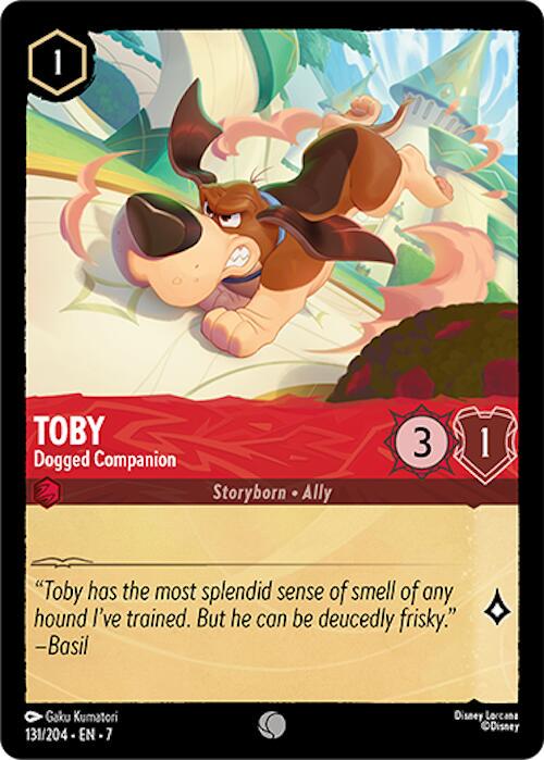 Toby - Dogged Companion #131 Lorcana Archazia's Island