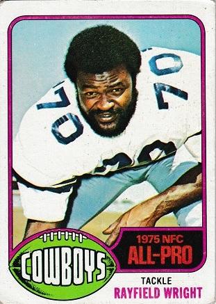 Rayfield Wright #190 1976 Topps Football