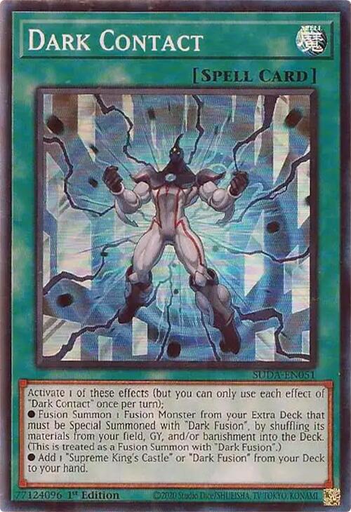 Dark Contact SUDA-EN051 YuGiOh Supreme Darkness