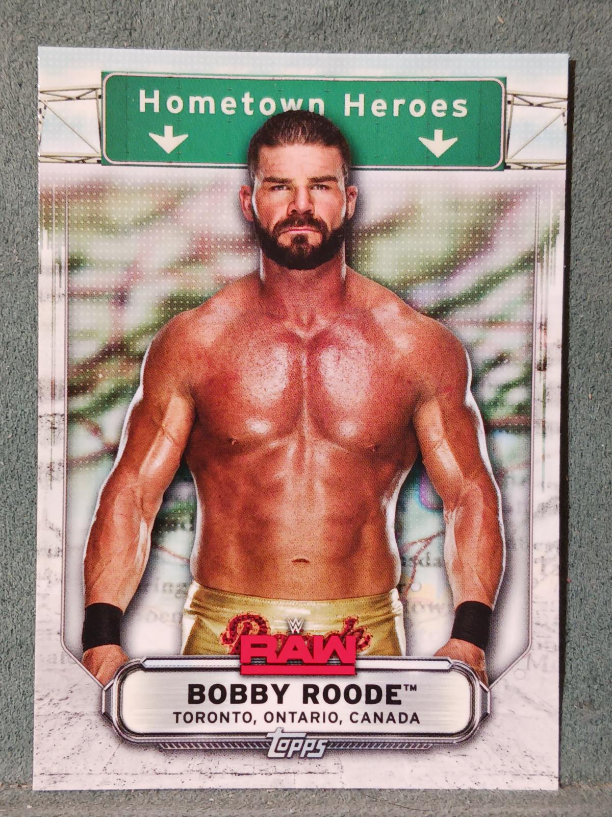 Bobby Roode #HH-8 Wrestling Cards 2019 Topps WWE RAW Hometown Heroes