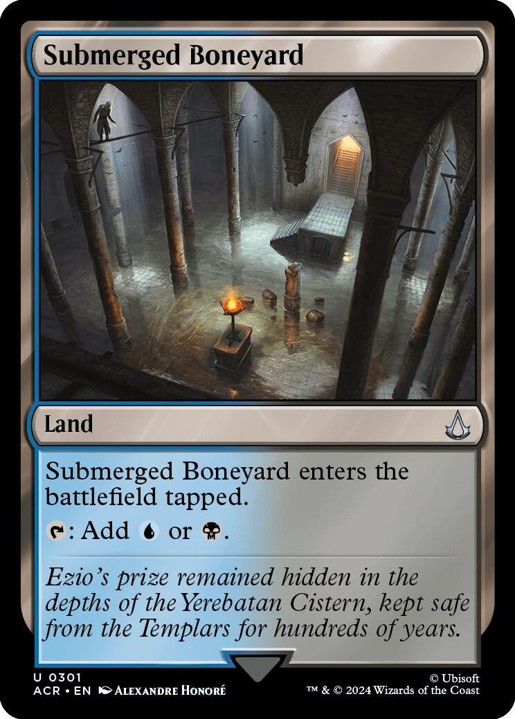 Submerged Boneyard [Foil] (Magic Assassin's Creed)
