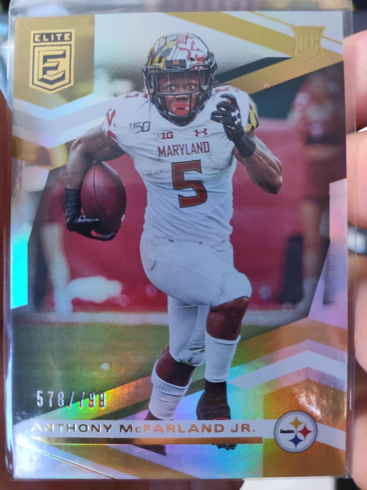 Anthony McFarland Jr. #175 Football Cards 2020 Panini Donruss Elite