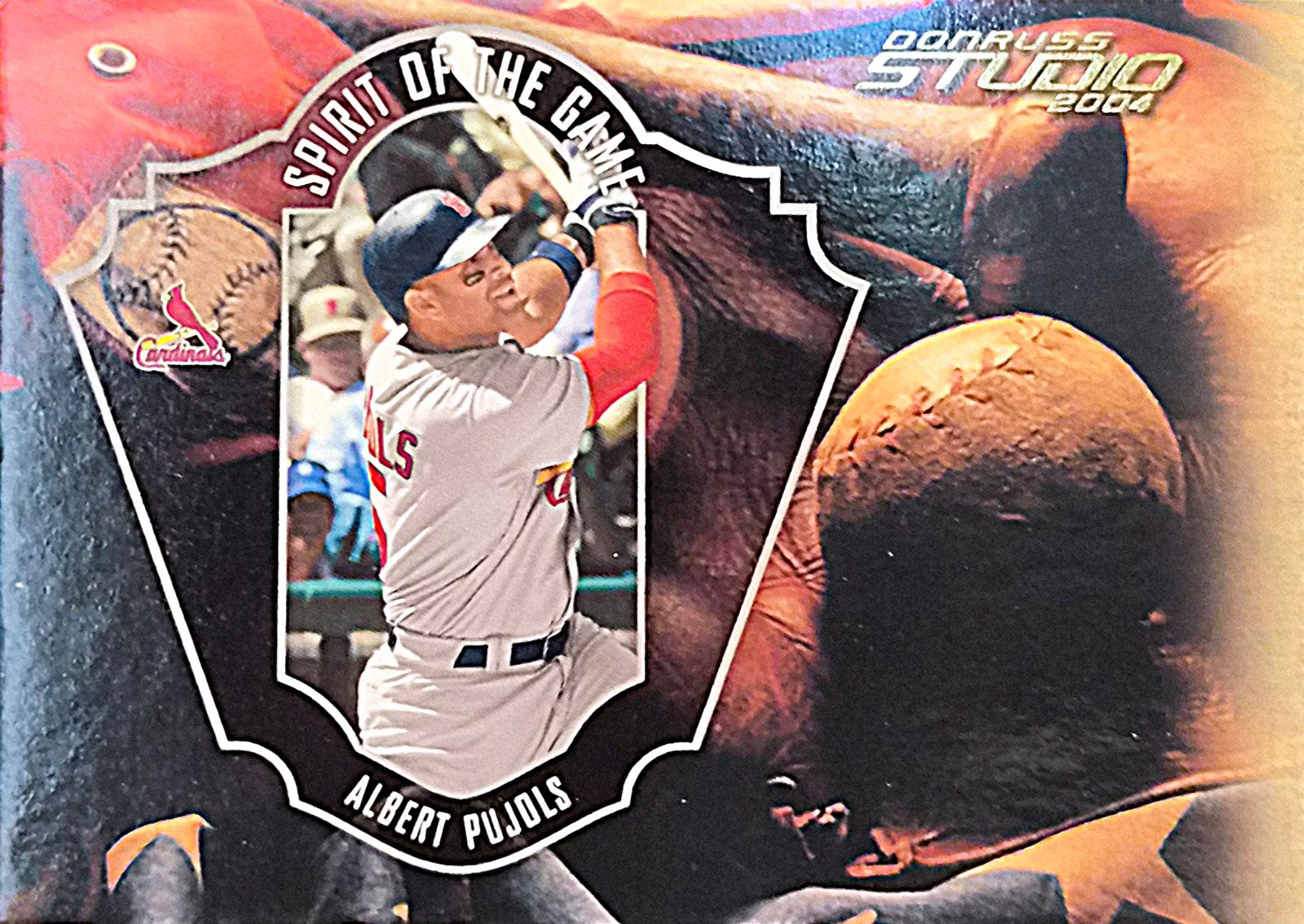 Albert Pujols #SOG-5 2004 Donruss Studio Baseball
