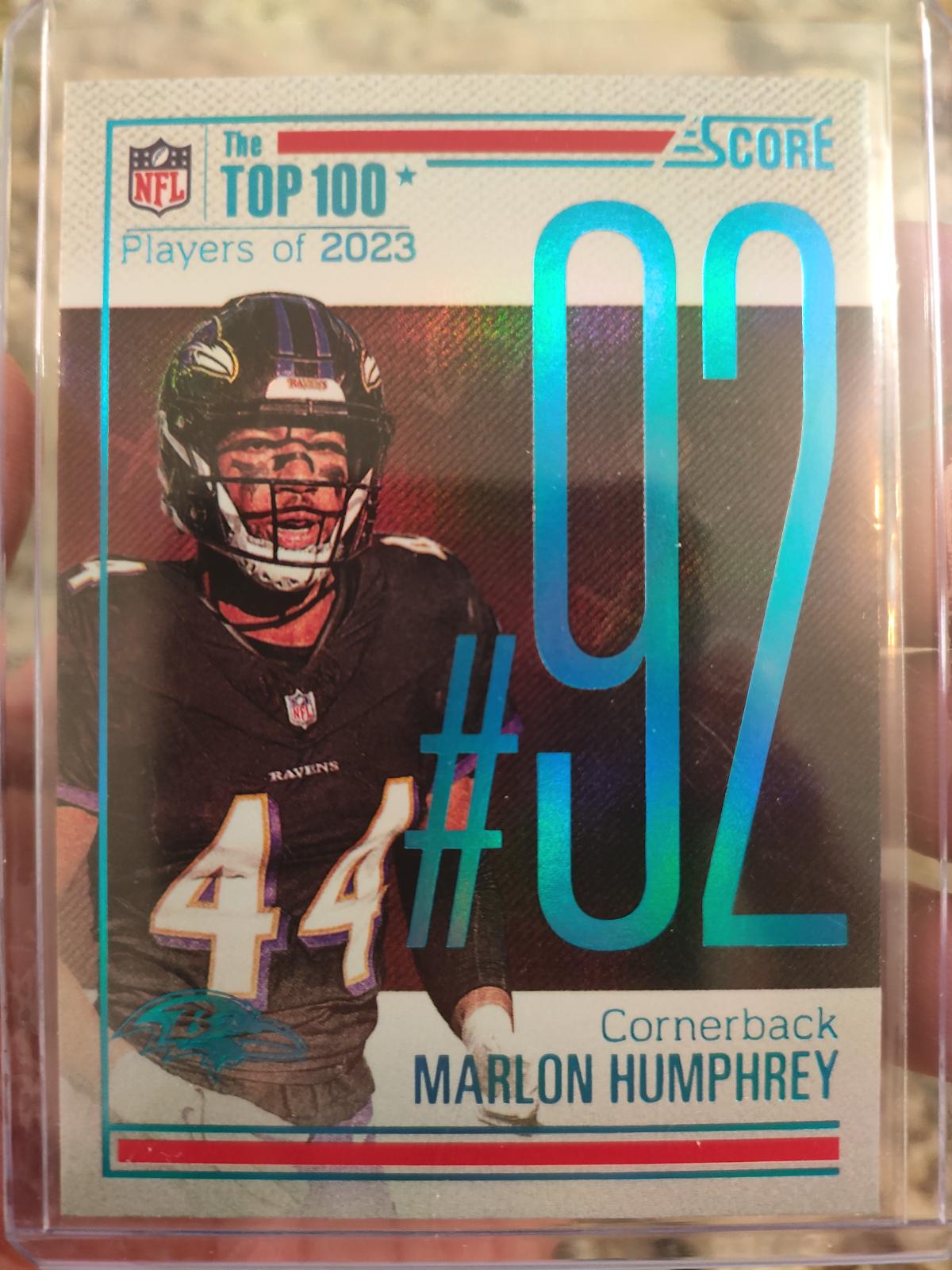 Marlon Humphrey #92 Football Cards 2024 Panini Score Top 100