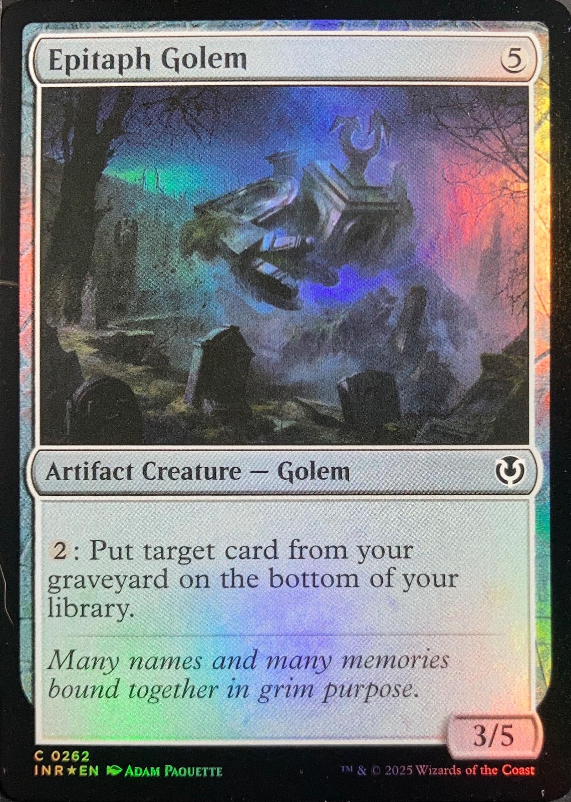 Epitaph Golem [Foil] (Magic Innistrad Remastered)