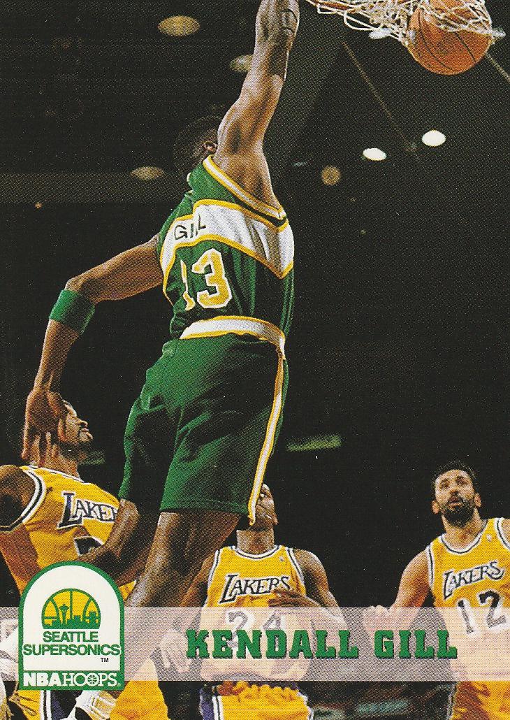 Kendall Gill #408 1993 Hoops Basketball