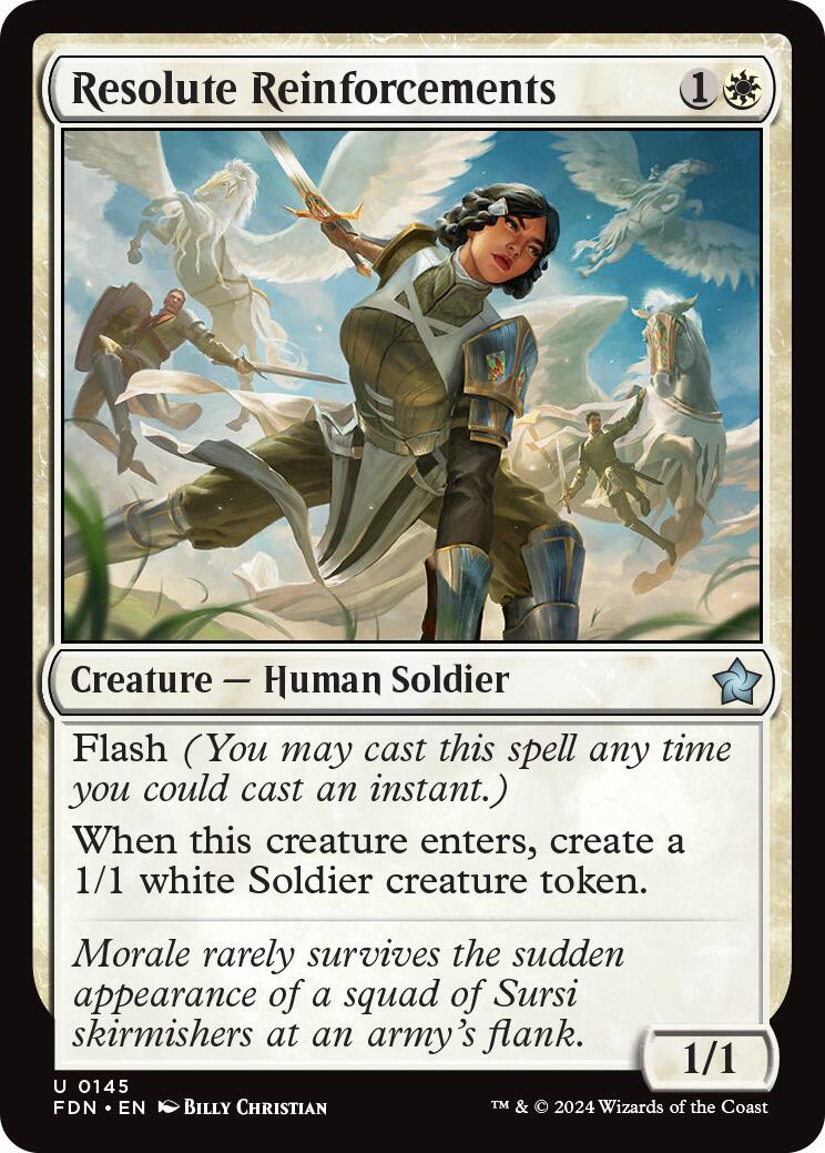 Resolute Reinforcements (Magic Foundations)