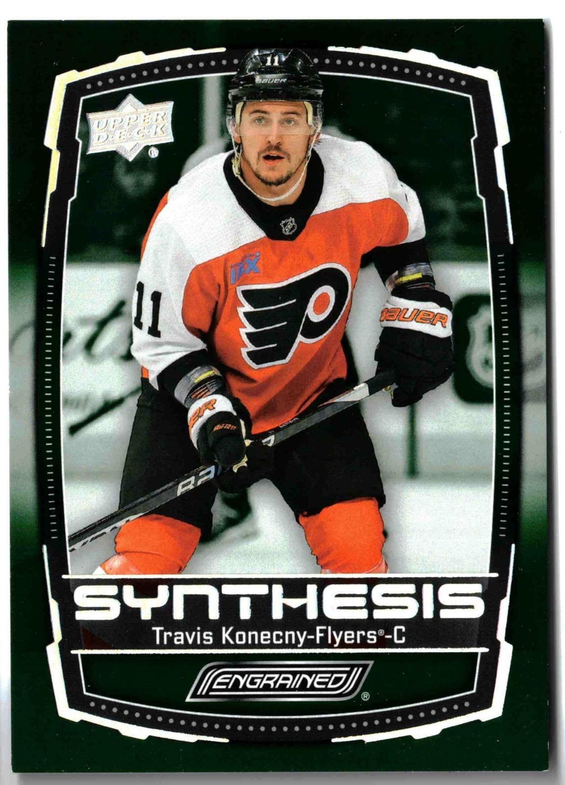 Travis Konecny #S-39 Hockey Cards 2023 Upper Deck Engrained Synthesis