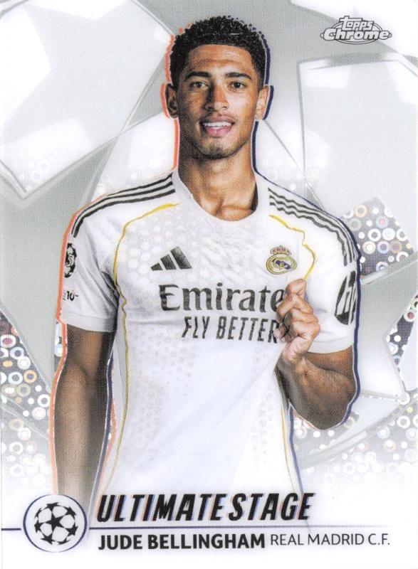 Jude Bellingham #US-26 Prices | 2025 Topps UEFA Ultimate Stage