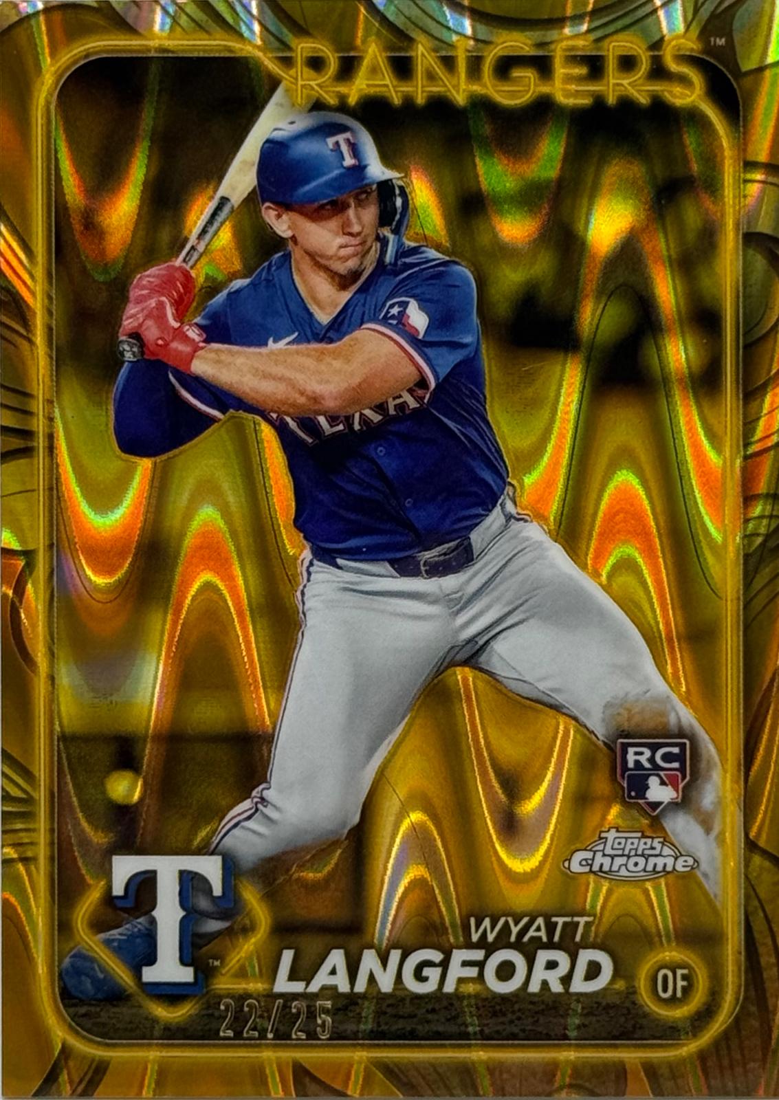 Wyatt Langford [Gold RayWave Refractor] #97