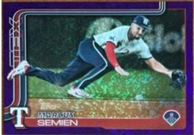 Marcus Semien [Purple Holo Foil] #383